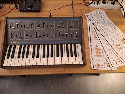 Kawai-100F with CV/Gate 1v/oct